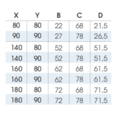 Receveur extra-plat 140x90 Kineline BPC anthracite - KINEDO RD2005A