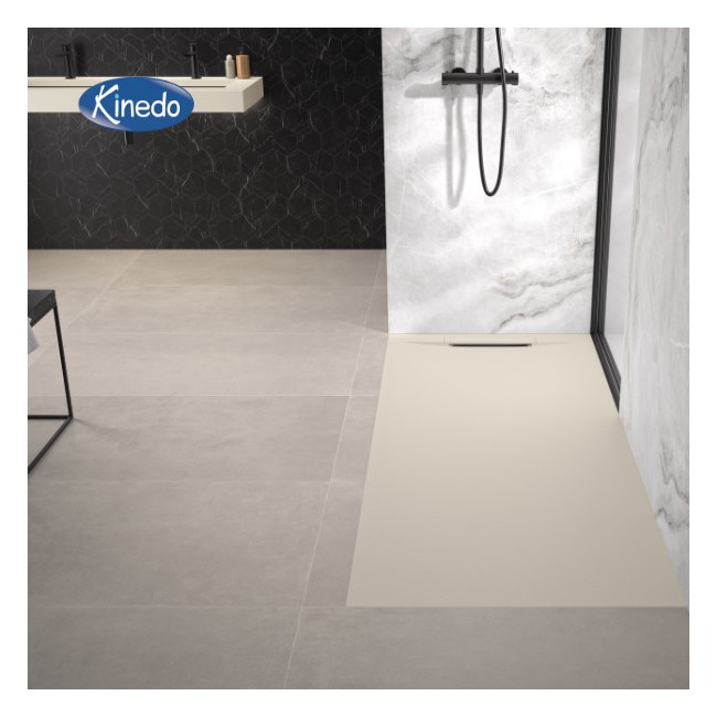 Receveur extra-plat 180x80 Kineline BPC sable - KINEDO RD2008S