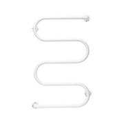 Radiateur sèche-serviettes électrique 65W vertical Blanc ATHENA S - FINIMETAL 3772651