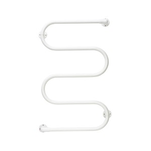 Radiateur sèche-serviettes électrique 65W vertical Blanc ATHENA S - FINIMETAL 3772651