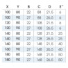 Receveur extra-plat 90x90 Kineline BPC sable - KINEDO RD321S