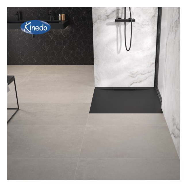 Receveur extra-plat 90x90 Kineline BPC noir - KINEDO RD321N