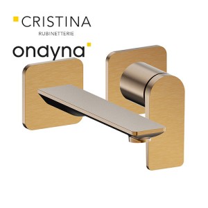 Lavabo regular 2 trous mural - CRISTINA ONDYNA BA25734P 