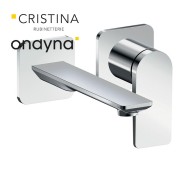 Lavabo regular 2 trous mural - CRISTINA ONDYNA BA25751 