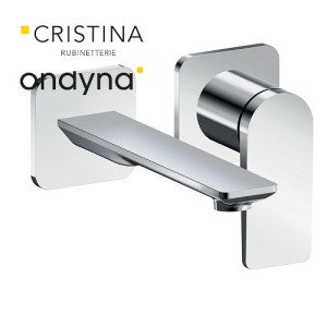 Lavabo regular 2 trous mural - CRISTINA ONDYNA BA25751 