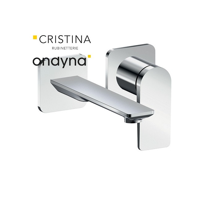 Lavabo regular 2 trous mural - CRISTINA ONDYNA BA25751 