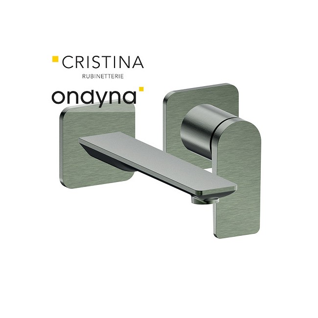 Lavabo regular 2 trous mural - CRISTINA ONDYNA BA25775 