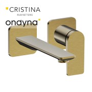 Lavabo regular 2 trous mural - CRISTINA ONDYNA BA25796P 