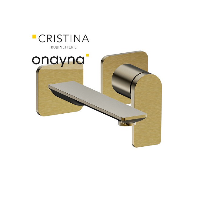 Lavabo regular 2 trous mural - CRISTINA ONDYNA BA25796P 