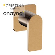 Mitigeur douche blade  encastre complet or rose brosse - CRISTINA ONDYNA BA63834P 