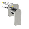 Mitigeur douche blade encastre complet metal brosse - CRISTINA ONDYNA BA63877 