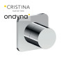 Inverseur blade encastre complet 2 sorties chrome - CRISTINA ONDYNA BA68351 