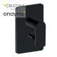 Façade douche encastree mitigeur 2 sorties black mat - CRISTINA ONDYNA BA68913