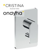 Façade douche encastree mitigeur 2 sorties chromé - CRISTINA ONDYNA BA68951 