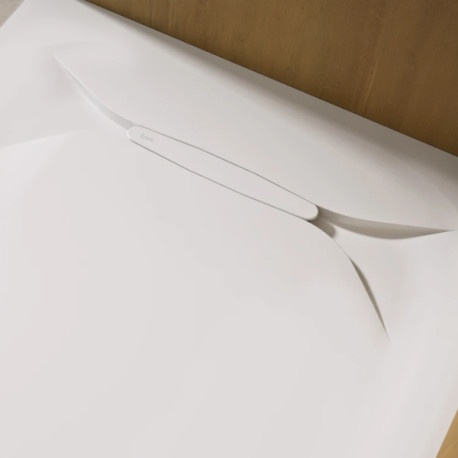 Receveur extra-plat 90X90 Kinediva Blanc - KINEDO RD180