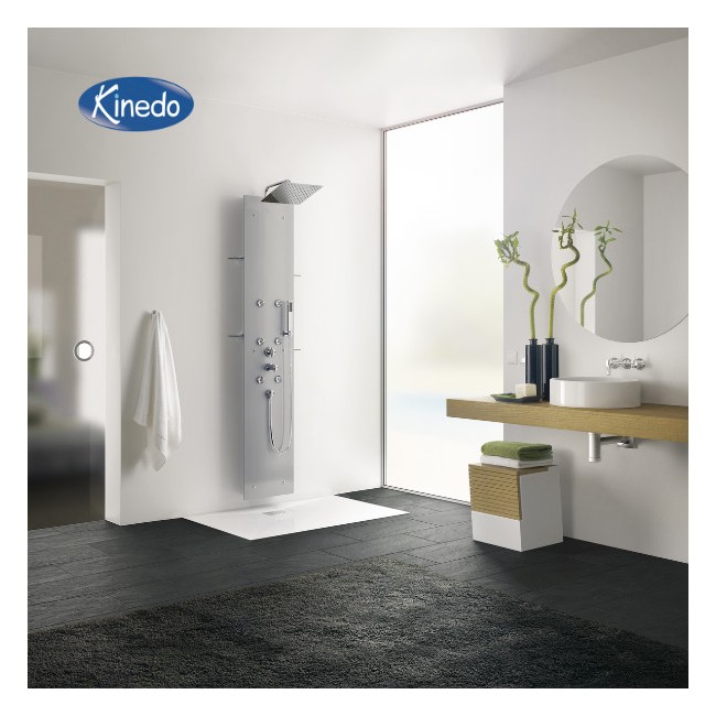 Colonne Aquaglass 2 Acier - KINEDO CD220A 