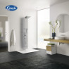 Colonne de douche Aquaglass Acier - KINEDO CD220A