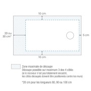 Receveur extra-plat 80X80 Kinesurf Nova Blanc mat - KINEDO RD1230BM