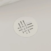 Receveur extra-plat 80X80 Kinesurf Nova lin mat - KINEDO RD1230LM