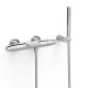 Robinet thermostatique mural pour baignoire et douche Chrome - TRES 19017479