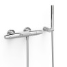 Robinet thermostatique mural pour baignoire et douche Chrome - TRES 19017479