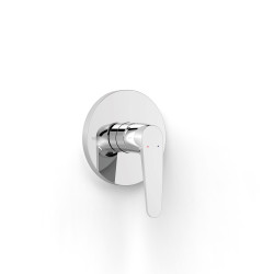 Pièce apparente pour boîtier encastré 1 voie Rapid-box Chrome - TRES 20427810 