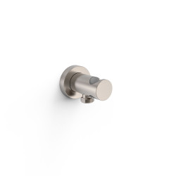 Support fixe avec arrivée d’eau pour douchette Acier - TRES 26118221AC 