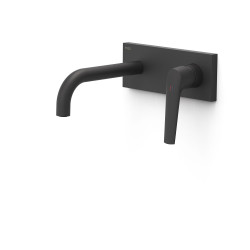 Façade mitigeur lavabo Noir mat - TRES 28130023NM 