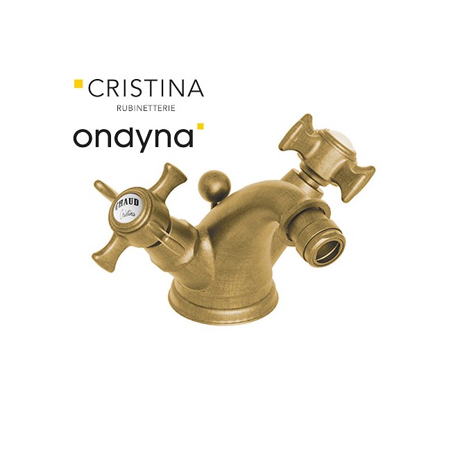 Bidet chambord vieux bronze mat +vidage - CRISTINA ONDYNA CH11693 