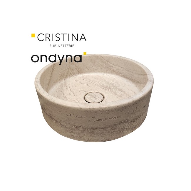 Vasque céramique effet pierre - CRISTINA ONDYNA CI5344PI 