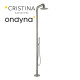 Colonne de douche piscine inox - CRISTINA ONDYNA CLAI105128