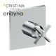 Façade externe cross road chrome - CRISTINA ONDYNA CR70051