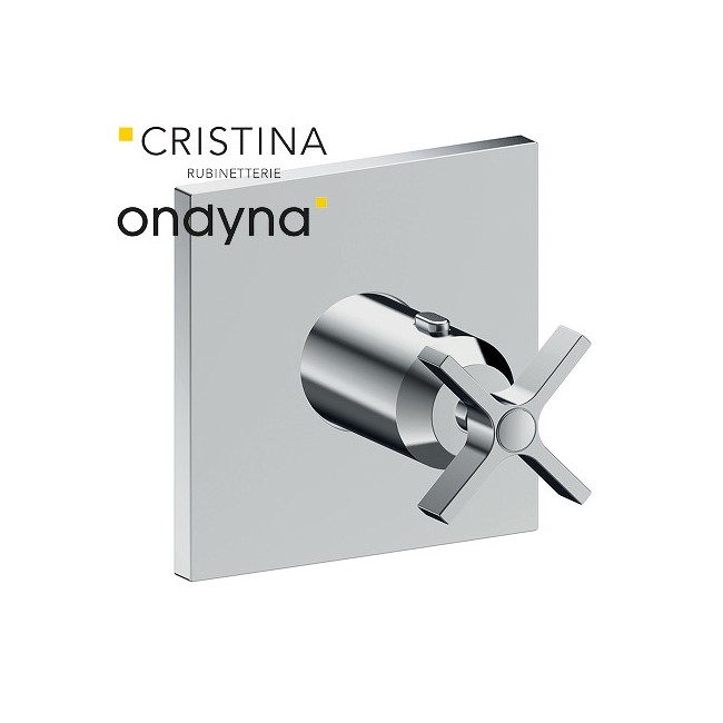 Façade externe cross road chrome - CRISTINA ONDYNA CR70051 