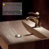 Mitigeur lavabo museo vieux bronze mat +vidage - CRISTINA ONDYNA MU10893