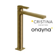 Lavabo omega haut vieux bronze mat - CRISTINA ONDYNA OG22993 