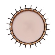 Plafonnier - ALUDRA - Aluminium - Seaside marron metallise -  E27 DESIGN FOR THE PEOPLE 2118006261 