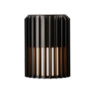 Applique murale - ALUDRA - Aluminium - Seaside noir -  E27 DESIGN FOR THE PEOPLE 2118011203 