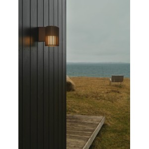 Applique murale - ALUDRA - Aluminium - Seaside marron metallise -  E27 DESIGN FOR THE PEOPLE 2118011261 