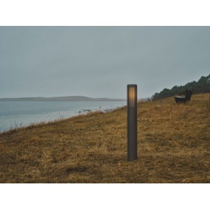 Potelet - ALUDRA - Aluminium - Seaside anthracite -  E27 DESIGN FOR THE PEOPLE 2118038250 