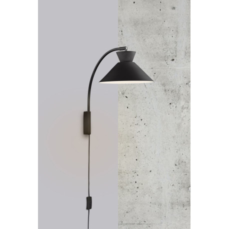 Dial Applique Murale Noir, Ip20, E27 - NORDLUX 2213371003 