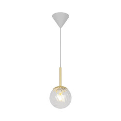 Chisell 15 Pendel E14 Messing/Klar - NORDLUX 2312053035 