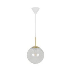 Chisell 25 Pendel E27 Messing/Klar - NORDLUX 2312073035 