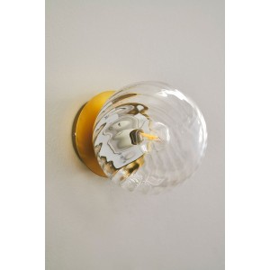 Chisell Væg E14 Messing/Klar - NORDLUX 2312111035 