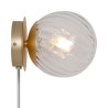 Chisell Væg E14 Messing/Klar - NORDLUX 2312111035 