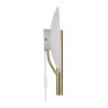 Furiko Væg G9 Børstet Messing - NORDLUX 2320241035 