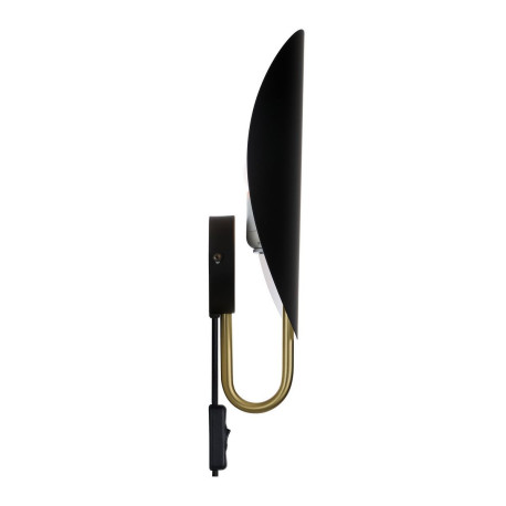 Spargo Væg E27 Sort/Messing - NORDLUX 2320361003 
