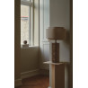 Takai Bord E27 Brun Marmor/ Beige Skærm - NORDLUX 2320445018 