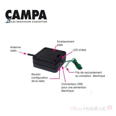 Module COMPTEUR pour appareils AIRELEC Smart ECOcontrol - A692660