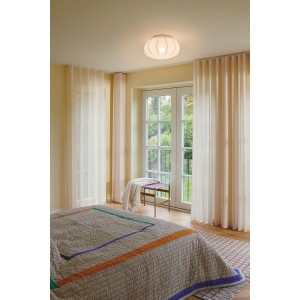 Plafonnier - AERON - Textile - Blanc -  E27 NORDLUX 2412206001 