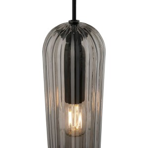 Suspension - MIELLA - Verre - Fumé -  E27 NORDLUX 2412523047 
